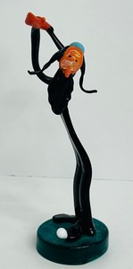lot 85 image: Vintage Murano Glass Rabbi Figurine
