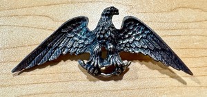 lot 36J image: Vintage Central American Eagle Brooch  Pin