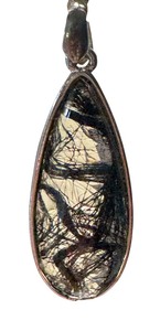 lot 28J image: Rutilated Quartz Pendant