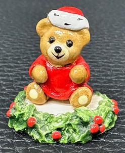 lot 87 image: Wee Forest Folk  - Christmas Teddy  T-10 - 1987