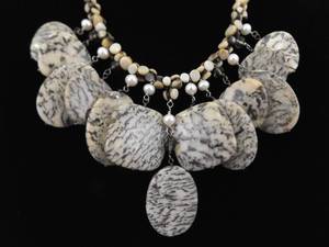 lot 31 image: .925 Sterling Silver Jay King DTR Stone Necklace