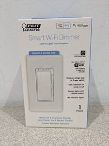 lot 17 image: NEW FEIT ELECTRIC SMART WIFI DIMMER