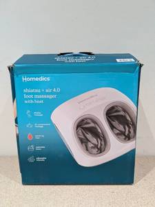 lot 116 image: HOMEDICS SHIATSU  AIR 4.0 FOOT MASSAGER W HEAT