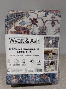 lot 117 image: NEW WYATT & ASH ALIYEH MACHINE WASHABLE AREA RUG