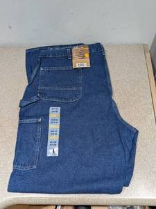 lot 72 image: BRAND NEW CARHARTT 4232 CANVAS WORK DUNGAREE JEANS