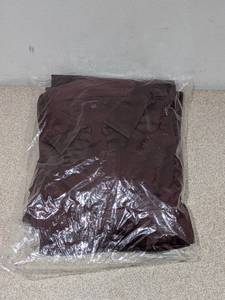 lot 92 image: 6PK. BRAND NEW PORT AUTHORITY 4XL NO BUTTON GOLF POLOS (MAROON)