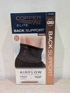 lot 103 image: BRAND NEW COPPER FIT ELITE BACK SUPPORT
