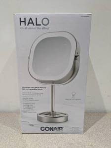lot 115 image: CONAIR HALO LED RECHARGEABLE VANITY MIRROR