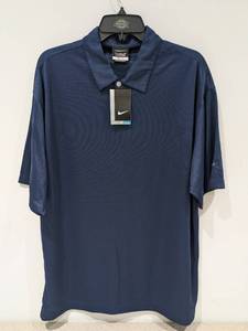 lot 47 image: NEW NIKE EXTRA LARGE GOLF POLO (NAVY)