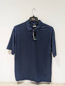 lot 50 image: NEW NIKE EXTRA LARGE DRY FIT GOLF POLO (NAVY)