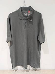 lot 51 image: NEW UNDER ARMOUR LARGE GOLF POLO (GRAY)