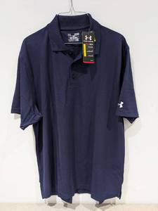 lot 54 image: NEW UNDER ARMOUR EXTRA LARGE GOLF POLO (NAVY)