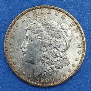 lot 28 image: 1900-O Morgan Silver Dollar Higher Grade