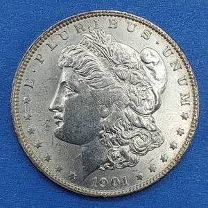 lot 29 image: 1901-O Morgan Silver Dollar Higher Grade