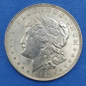 lot 33 image: 1921 Morgan Silver Dollar Higher Grade