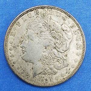 lot 34 image: 1921-D Morgan Silver Dollar