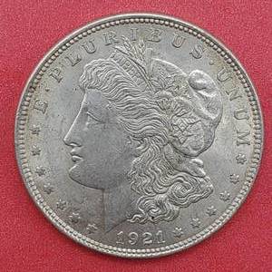 lot 106 image: 1921 Morgan Silver Dollar