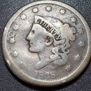 lot 125 image: 1838 Large Cent