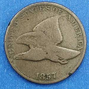 lot 146 image: 1857 Flying Eagle Cent
