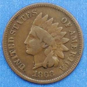 lot 152 image: 1868 Indianhead Cent