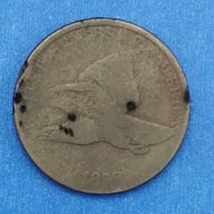 lot 162 image: 1858 Flying Eagle Cent