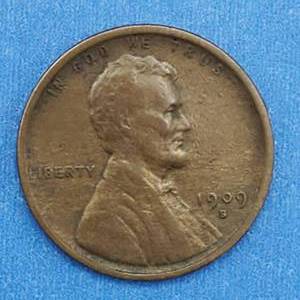 lot 164 image: 1909-S Lincoln Cent--KEY, Marked Very Fine