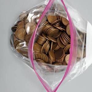 lot 369 image: 524 Wheat Cents from the 1950s--Plenty of S & D mints