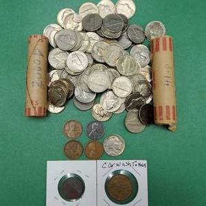lot 386 image: Misc. Lot inlc. (2) 1932-D Cents--See Description & Photos
