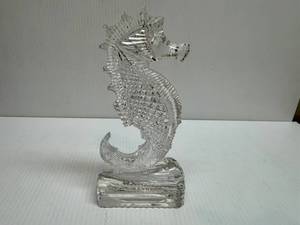 lot 13 image: Vintage Waterford Crystal Seahorse Figurine