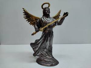 lot 23 image: MICHAEL RICKER Pewter Avenging Angel