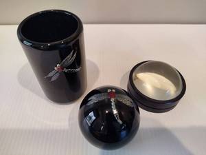 lot 43 image: CORREIA Dragonfly PaperweightPencil Cup & Magnifying Glass