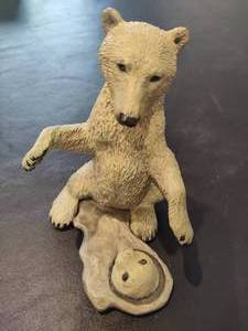 lot 75 image: RARE EA STUDIOS Polar Bear Sculpture