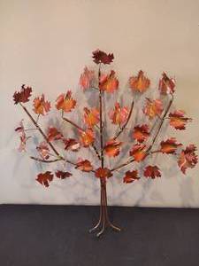 lot 77 image: Vintage MCM Metal Wall Art