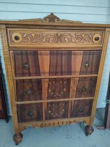 Antique Dresser Set + Headboard *SEE NOTES*