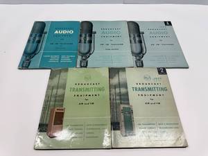 Lot of 5 RCA Broadcast Equipment Catalogues