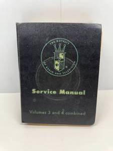 lot 33 image: Zenith Service Manual Volumes 3 and 4 Combined