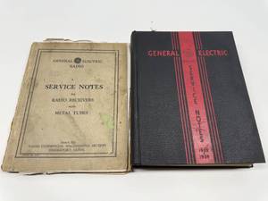 lot 52 image: Lot of 2 General Electric Service Notes 1935-1939