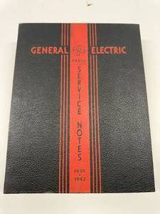 lot 53 image: General Electric Service Notes 1939 - 1942