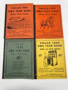 lot 62 image: Lot of 4 Philco RMS Year Books