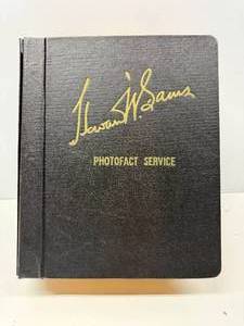lot 93 image: Sams Radio Photofacts Volume 30