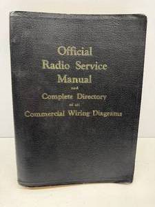 lot 106 image: Official Radio Service Manual 1930