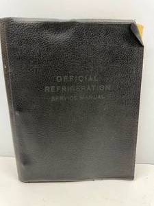 lot 107 image: Official Refrigeration Service Manual 1931