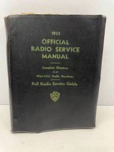 lot 111 image: Official Radio Service Manual 1935