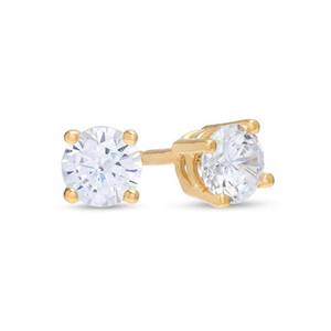 1.00 Ct Diamond Studs Earrings 14K Gold Retail $1200.00