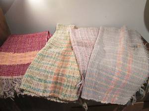lot 51 image: 4 Braided Rugs