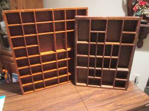 lot 163 image: 2 Wooden Shelves