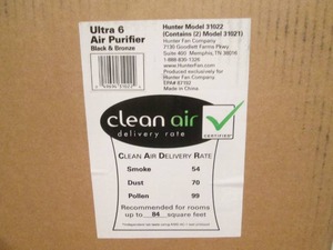 lot 188 image: NIB 2 Ultra 6 Air Purifiers