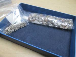 lot 88 image: SILVER CRIMPED OVAL UNFINISHED CHAIN