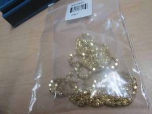 lot 93 image: 18K 0VER SS POPCORN LINK CHAIN