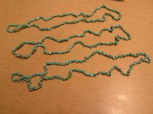 lot 105 image: TOURQUOISE NECKLACES